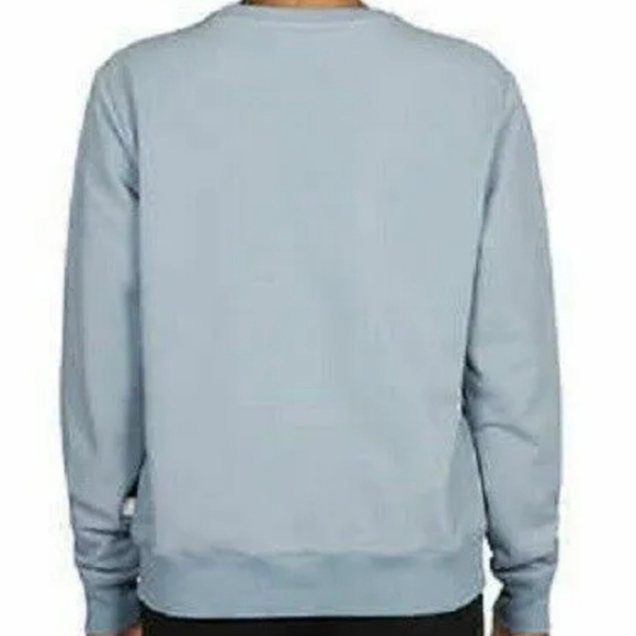 Fila Sweatshirt Top Pullover Long Sleeve Crew Neck Pockets Blue Fog Comfy XXL - Picture 3 of 15